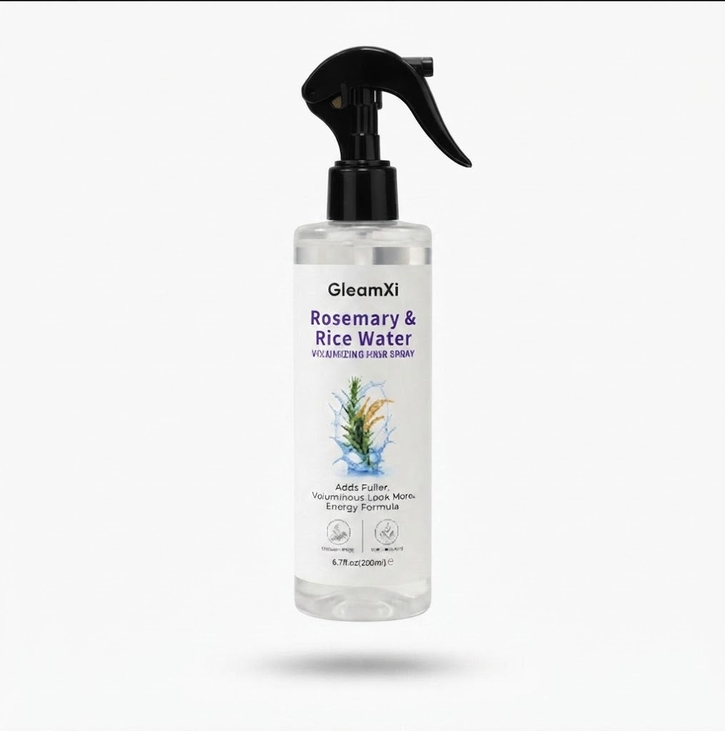 Rosemary & Rice Water Hair Growth Spray – Natural Lightweight Formula for Strong, Shiny Hair