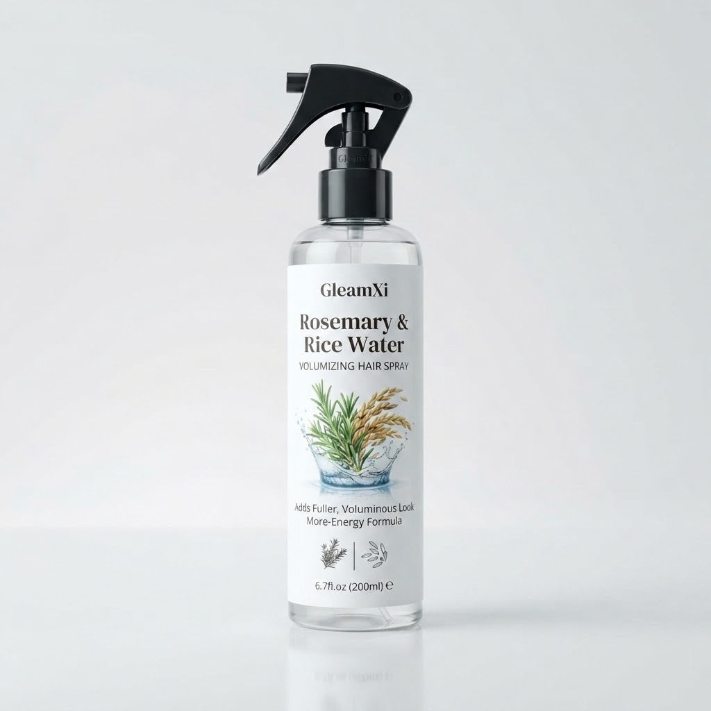 Rosemary & Rice Water Hair Growth Spray – Natural Lightweight Formula for Strong, Shiny Hair
