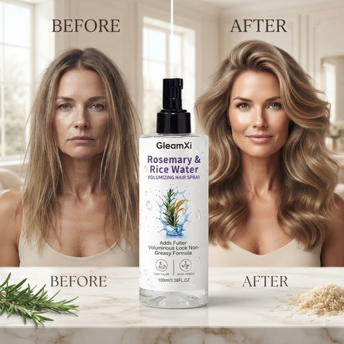 Rosemary & Rice Water Hair Spray – Natural, Lightweight, Non-Greasy