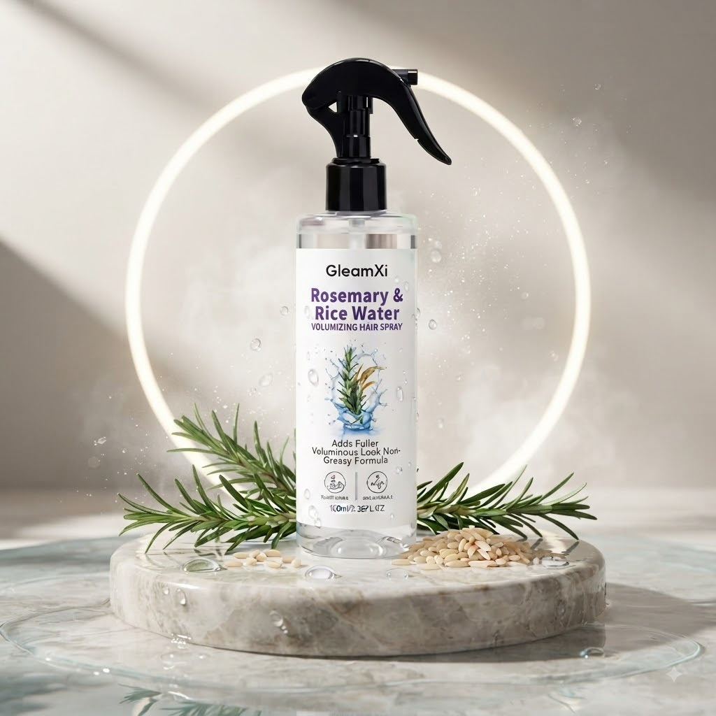 Rosemary & Rice Water Hair Spray – Natural, Lightweight, Non-Greasy