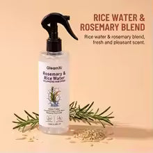 Rosemary & Rice Water Hair Spray Made with 100% Natural Extracts Lightweight Non-Greasy Formula For Softer Smoother-Looking Hai